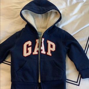 Toddler lined zip up
